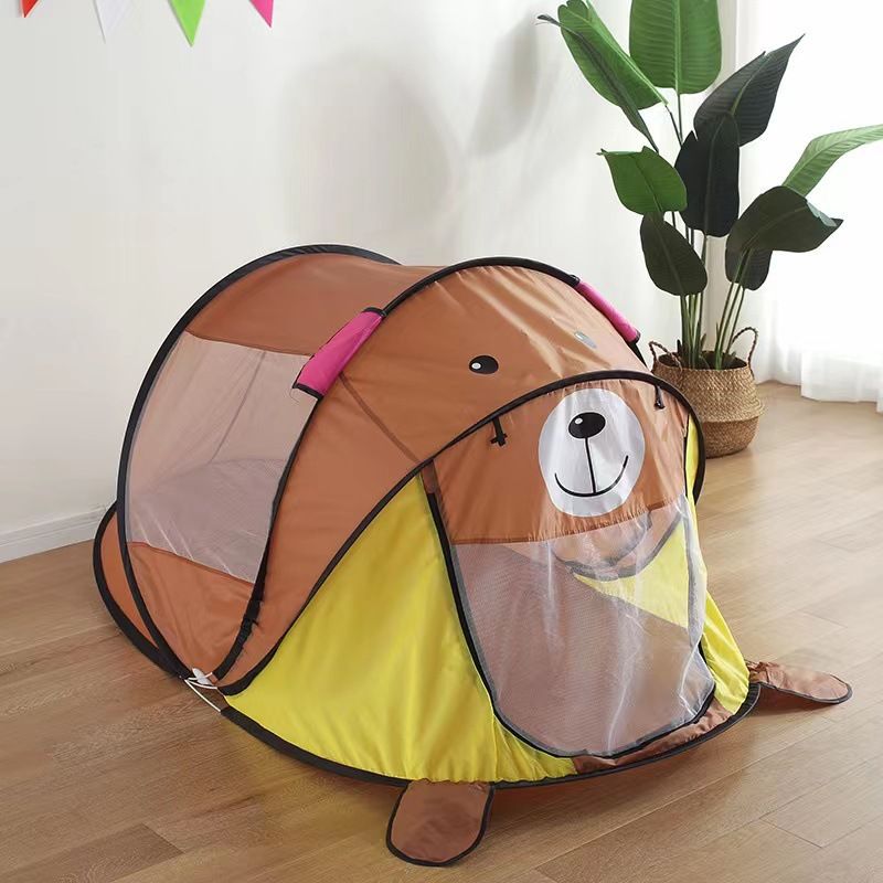 Amazon spot wholesale children's tent foldable baby sleeping mosquito net small tent game house ball pool gift