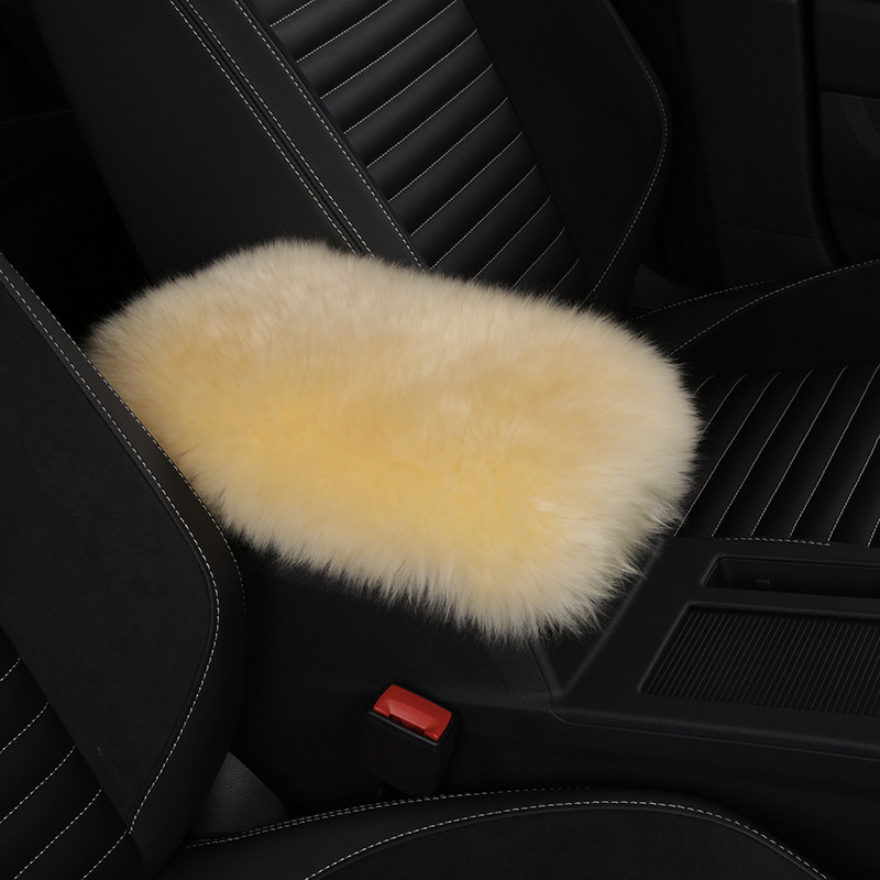 Новая подлокотника Pure Wool в зимних нагревающих подушках Creative Central Ardrest Wool Pad Amazon