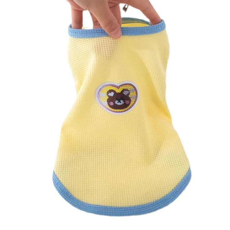 Летние собаки и одежда для кошек Walfje Vest Pet Одежда, чтобы предотвратить маленькую собаку Лянгби Бемаи Тедди