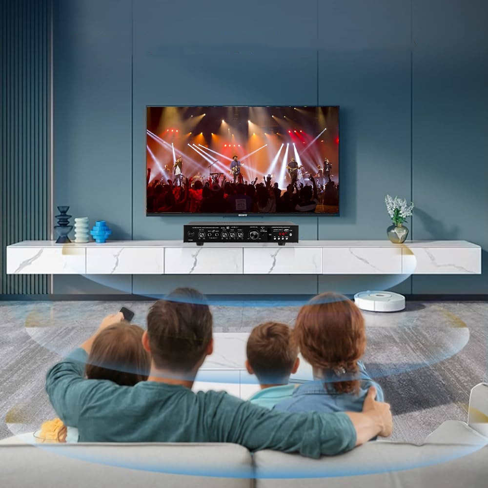 Усилитель мощности HiFi Bluetooth SOBATTY 369 (5.1 канал)