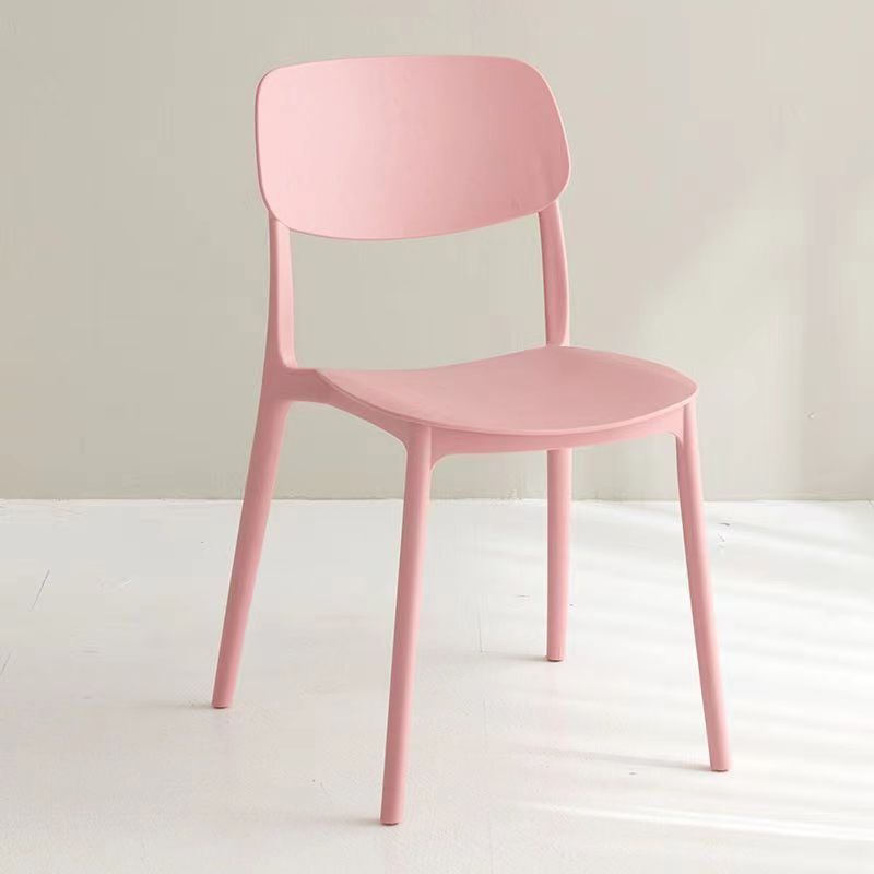 Thickened plastic chair backrest, office chair, minimalist Nordic noodle shop, conference home, large gear shift, restaurant dining table chair