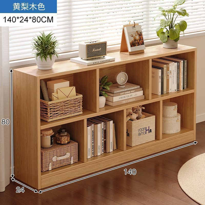 Bookshelf, floor to ceiling storage rack, living room, household low cabinet, storage cabinet, grid cabinet, bedroom storage cabinet, simple bookshelf