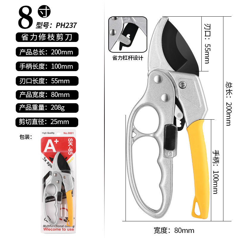 Pruning shears, gardening shears, specialized shears for pruning tree branches, garden pruning, new pruning shears for fruit trees, pruning floral arrangements, pruning shears