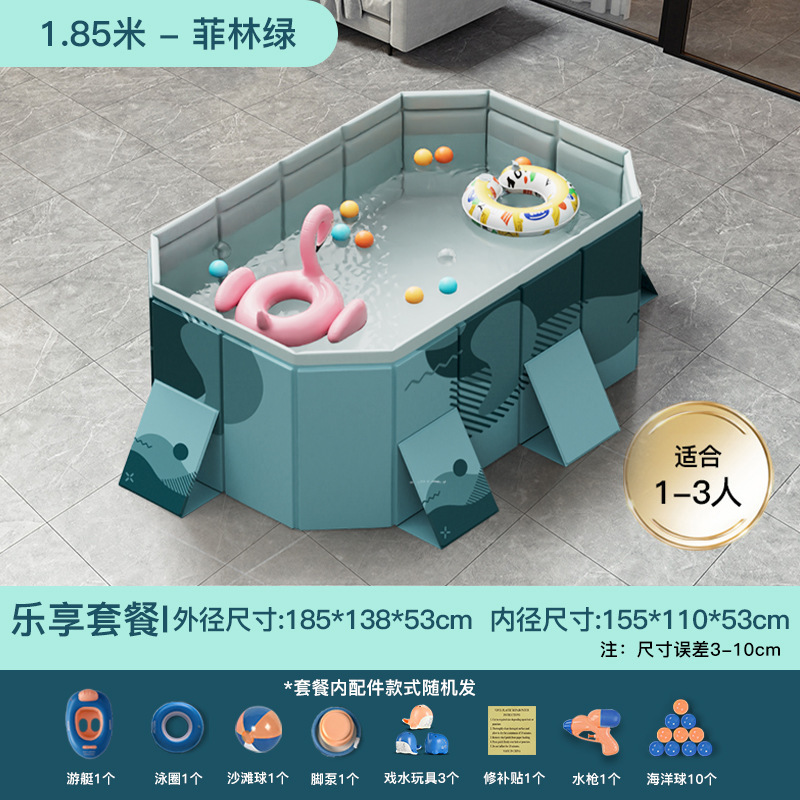 Cross border swimming pool, thickened wear-resistant inflatable swimming pool, outdoor non foldable play pool, children's home pool, beach