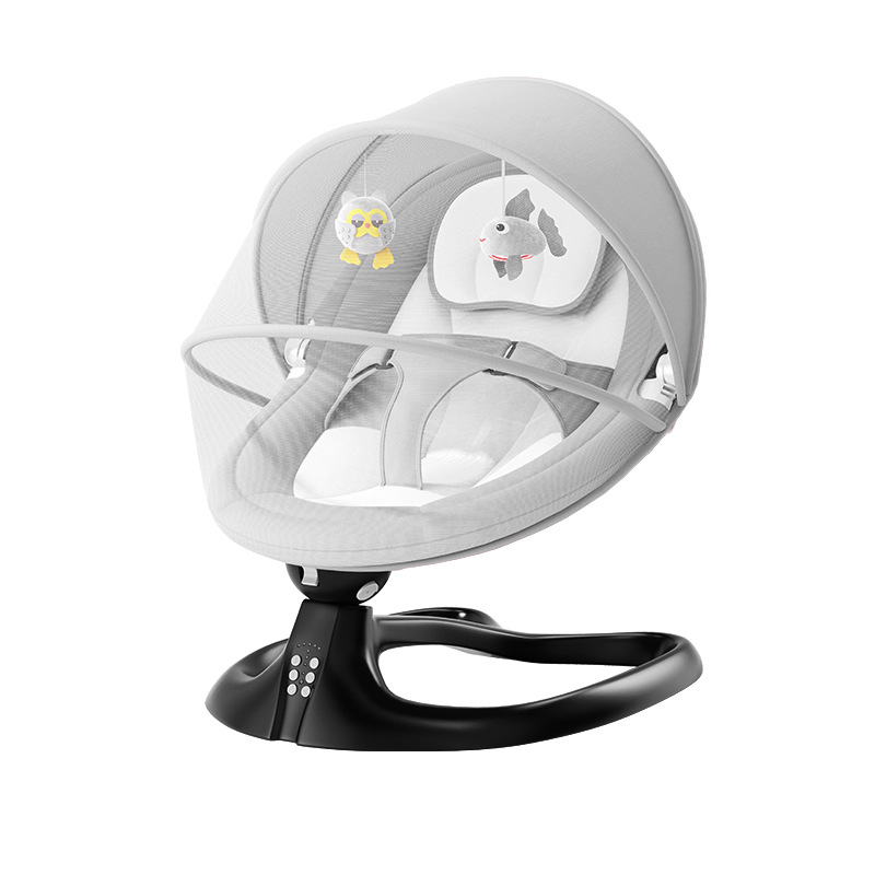 Детская электрическая качалка-колыбель Herxun с Bluetooth и дистанционным управлением