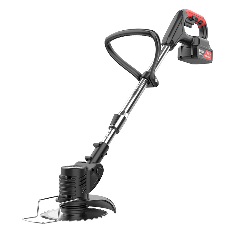 Bopu Xi Lithium ion Lawn Mower Electric Weeding Machine Charging Multi functional Household Small Handheld Trimming Branches and Mowing Grass