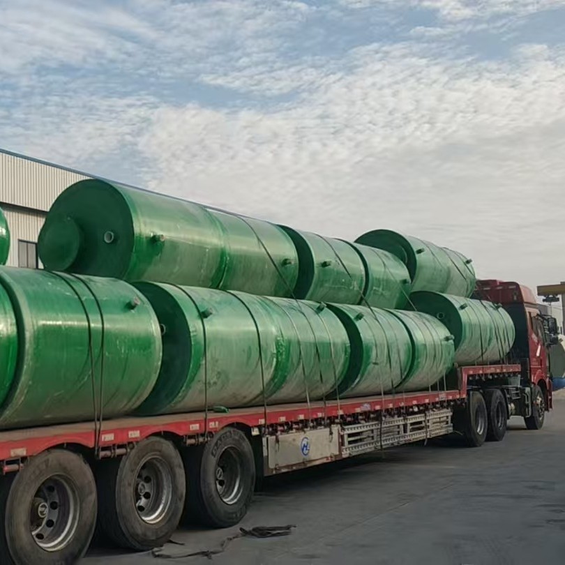 100 cubic meter rainwater collection tank, five water co treatment, renovation of old urban domestic sewage, sedimentation tank, molded septic tank