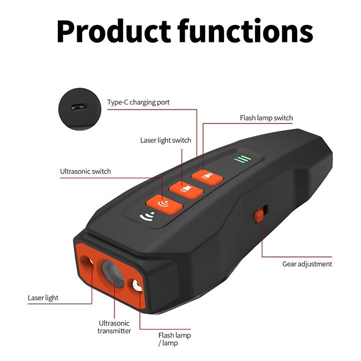 Cross -Bordder Взрыв Ultrasonic Bark Anty -Bark Anty -Dog Call Artifact Зарядка инвертор инвертор светодиодный освещение