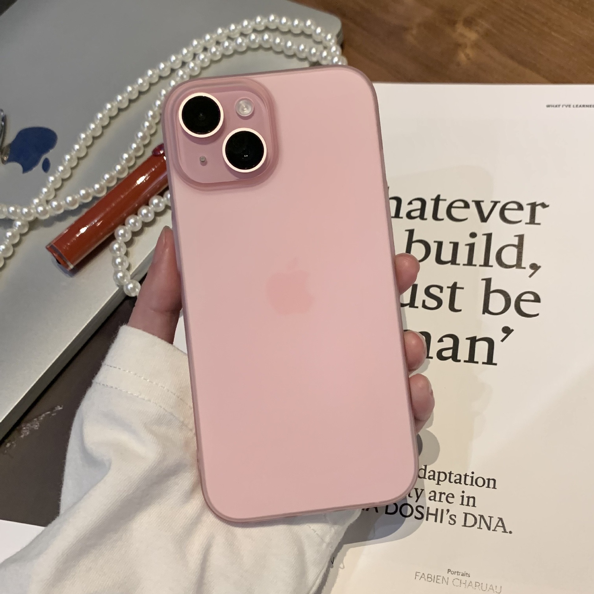 超薄冰雾适用苹果17肤感磁吸手机壳iPhone16promax磨砂防摔保护套