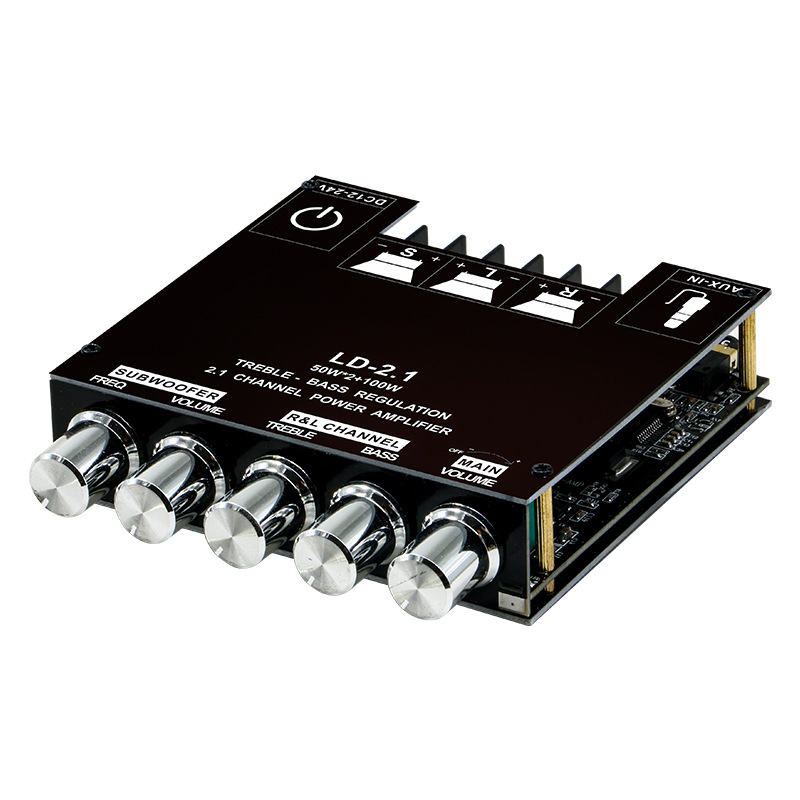 Усилитель мощности Bluetooth 2.1 Hi-Fi LDZS LD-2.1 с сабвуфером