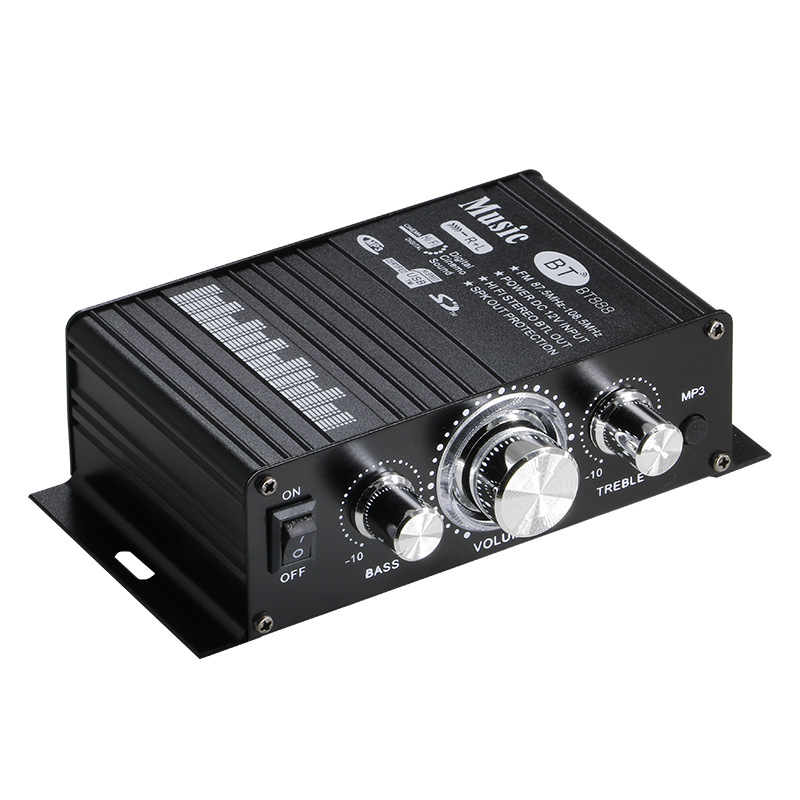 Компактный Bluetooth усилитель HiFi Positive Sound BT-888