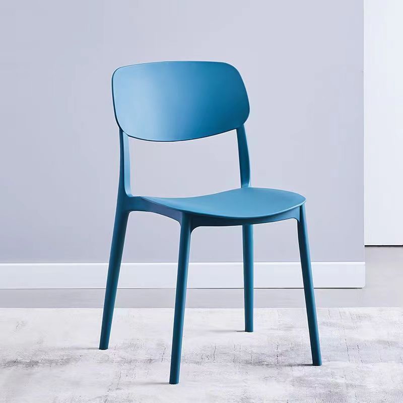 Thickened plastic chair backrest, office chair, minimalist Nordic noodle shop, conference home, large gear shift, restaurant dining table chair