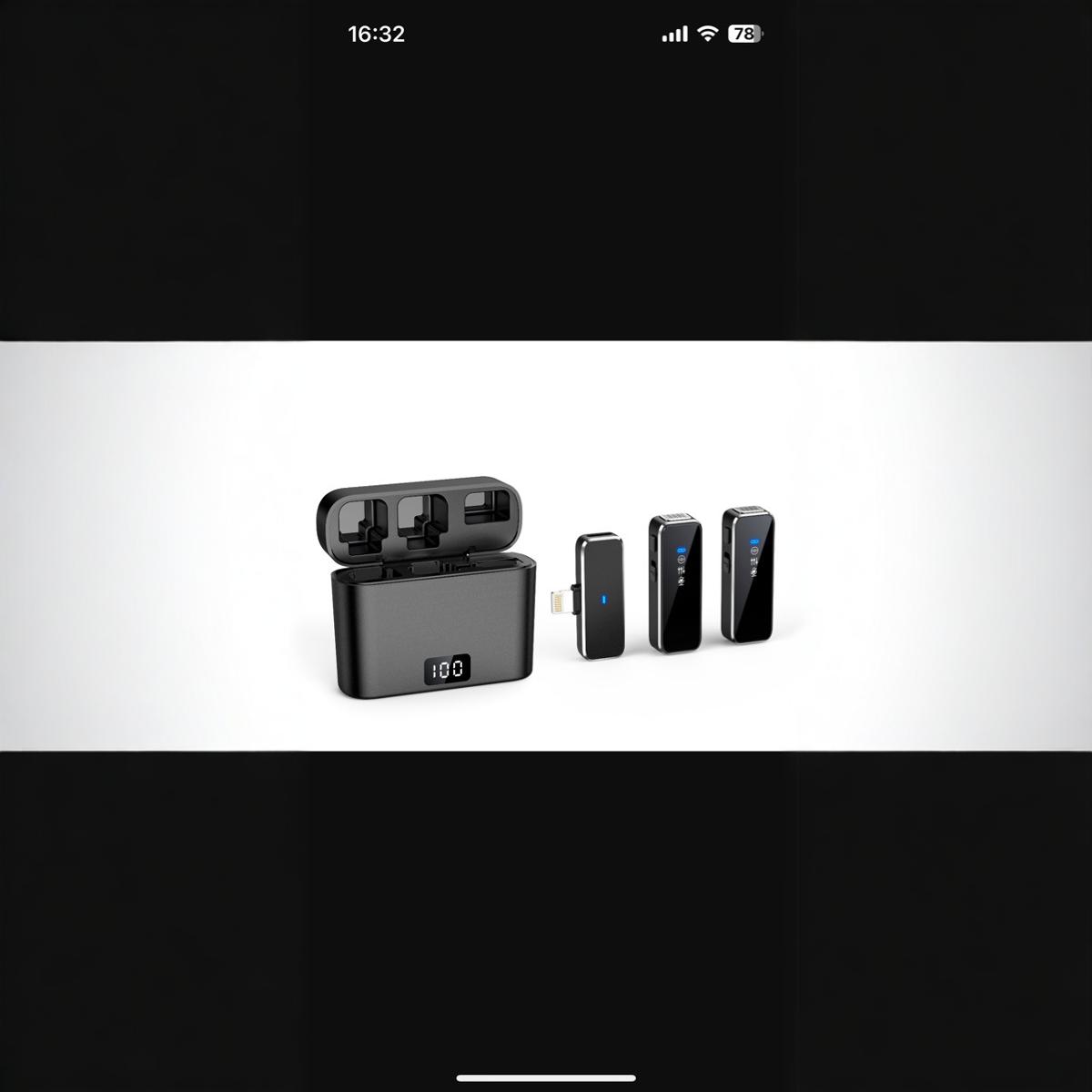 Беспроводной петличный микрофон Gangster N3 Bluetooth 5.0 Type-C