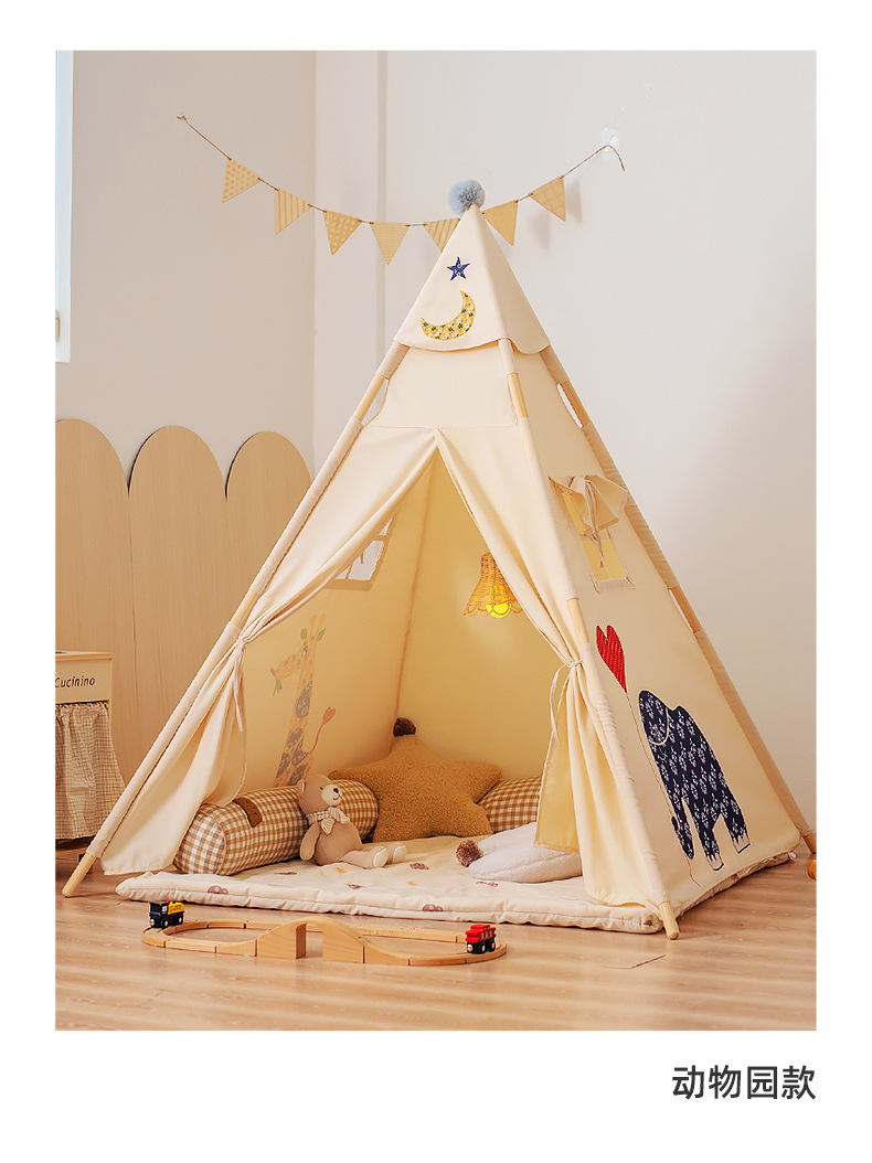 Children's Tent Indoor Indian Home Baby Princess Small House Boys and Girls Toy Game House Secret Base