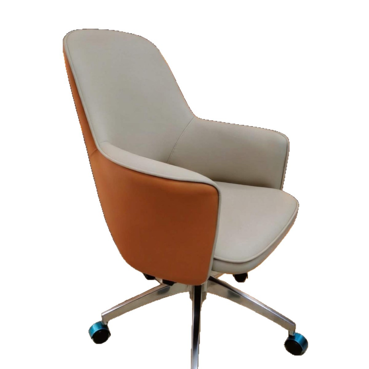 Modern minimalist office chair, ergonomic computer chair, Vienna hotel apartment, desk and chair, writing chair, reception chair