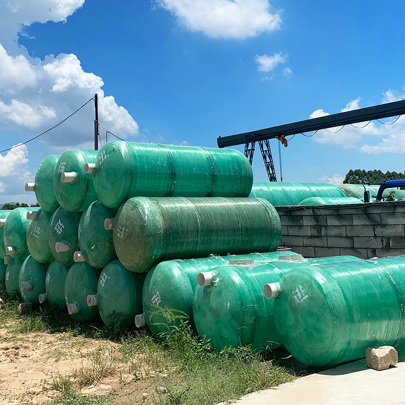 Customized Glass Tempered Septic Tank Underground Integrated Rural Household Commercial Sewage Purification Treatment Tank Storage Tank Manufacturer