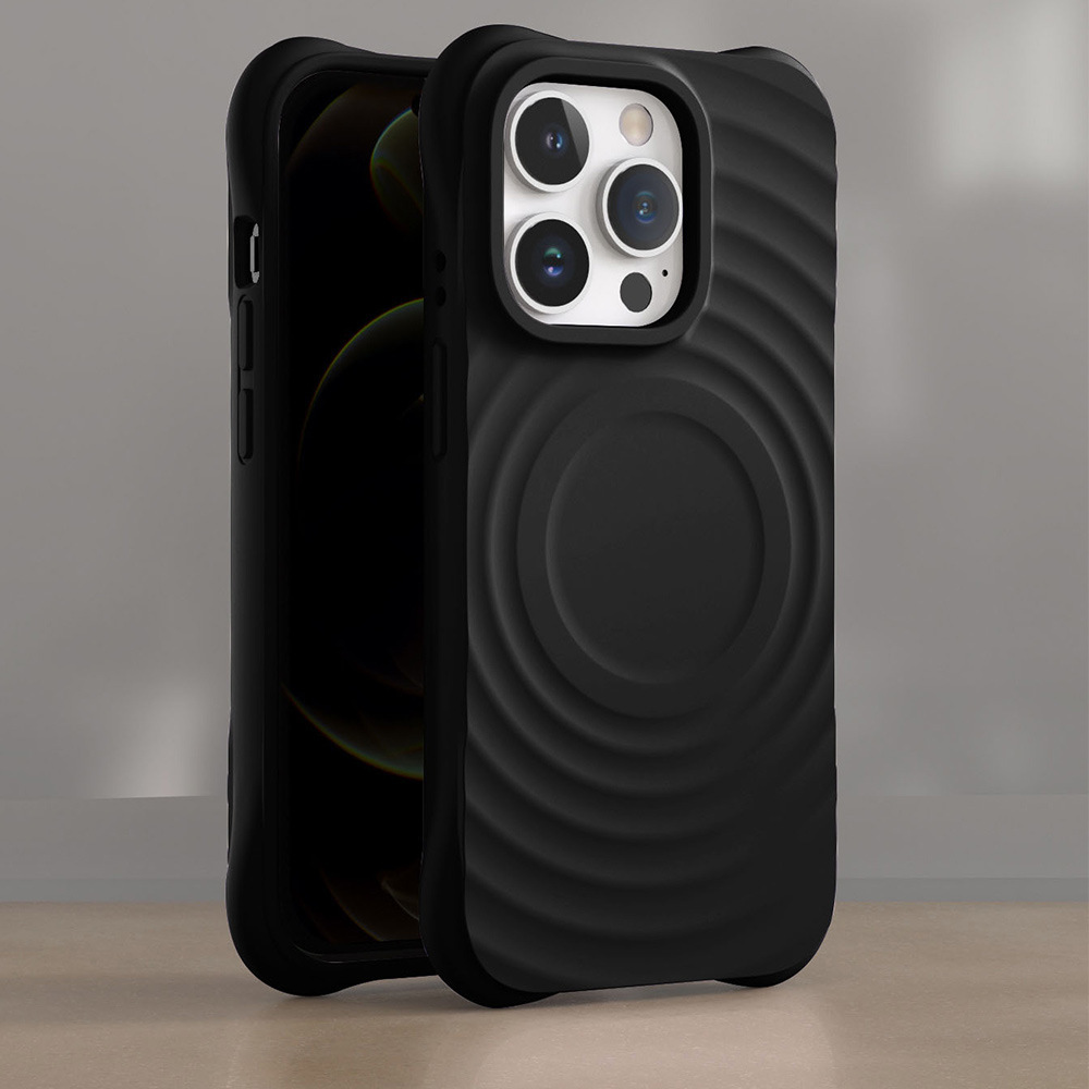 Apple 15 is suitable for iPhone 16 Pro with a liquid silicone phone protective case and 3D 3D creative design