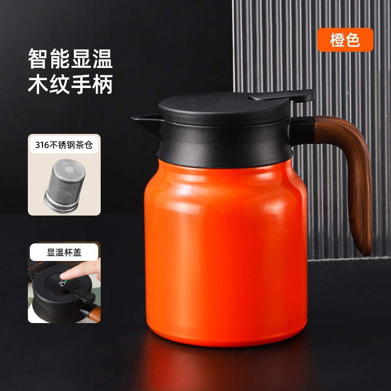 316不锈钢焖茶壶保温壶茶水分离 保温焖茶壶礼盒套装泡茶专用