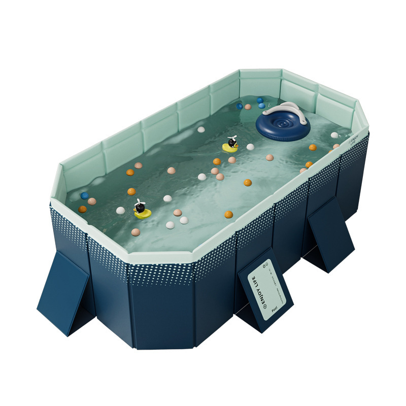 Cross border swimming pool, thickened wear-resistant inflatable swimming pool, outdoor non foldable play pool, children's home pool, beach