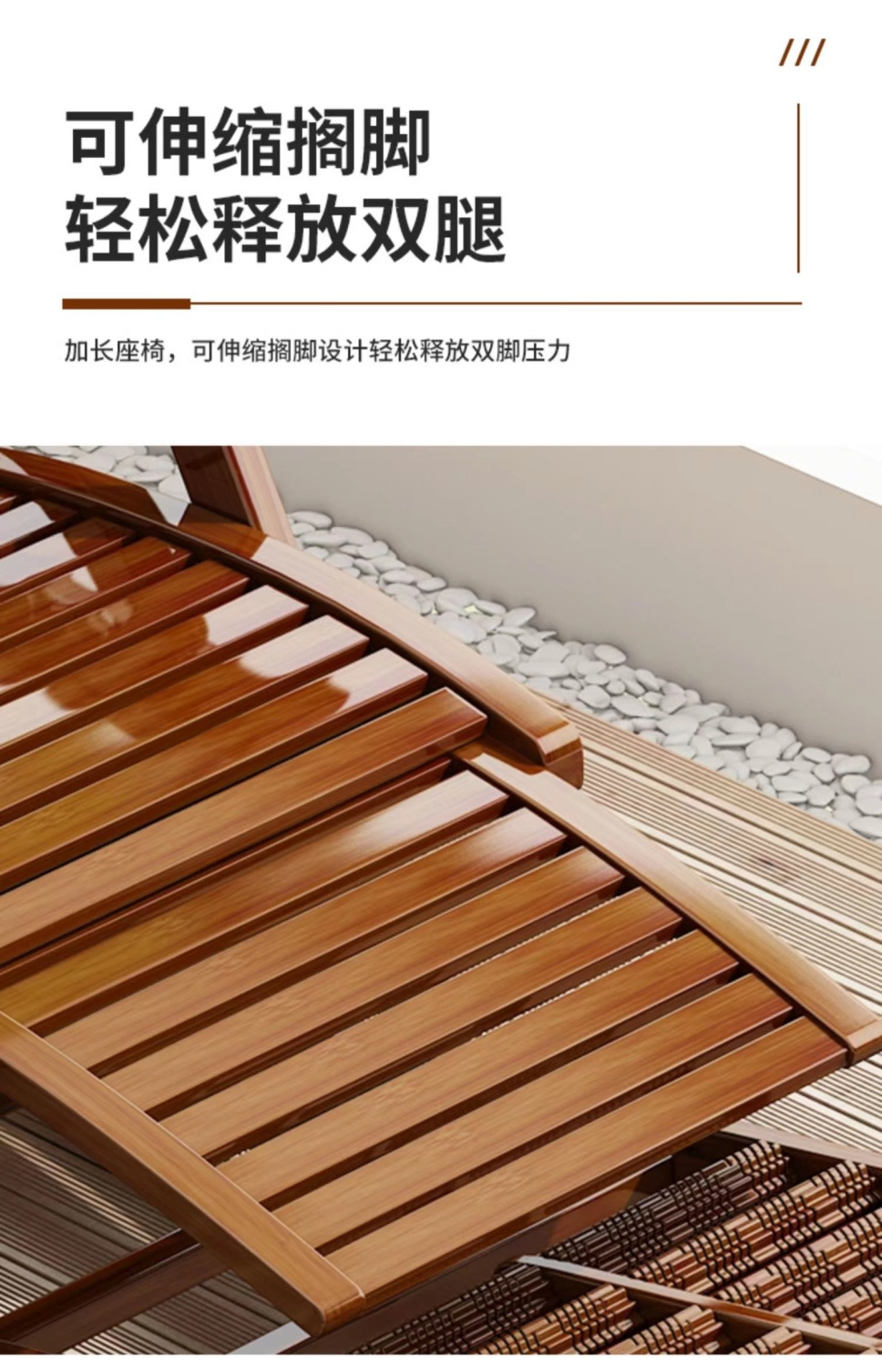 Sitting and lying in the living room, foldable chair for lunch break, adult balcony, home use, leisure rocking chair, lounge chair, rocking chair