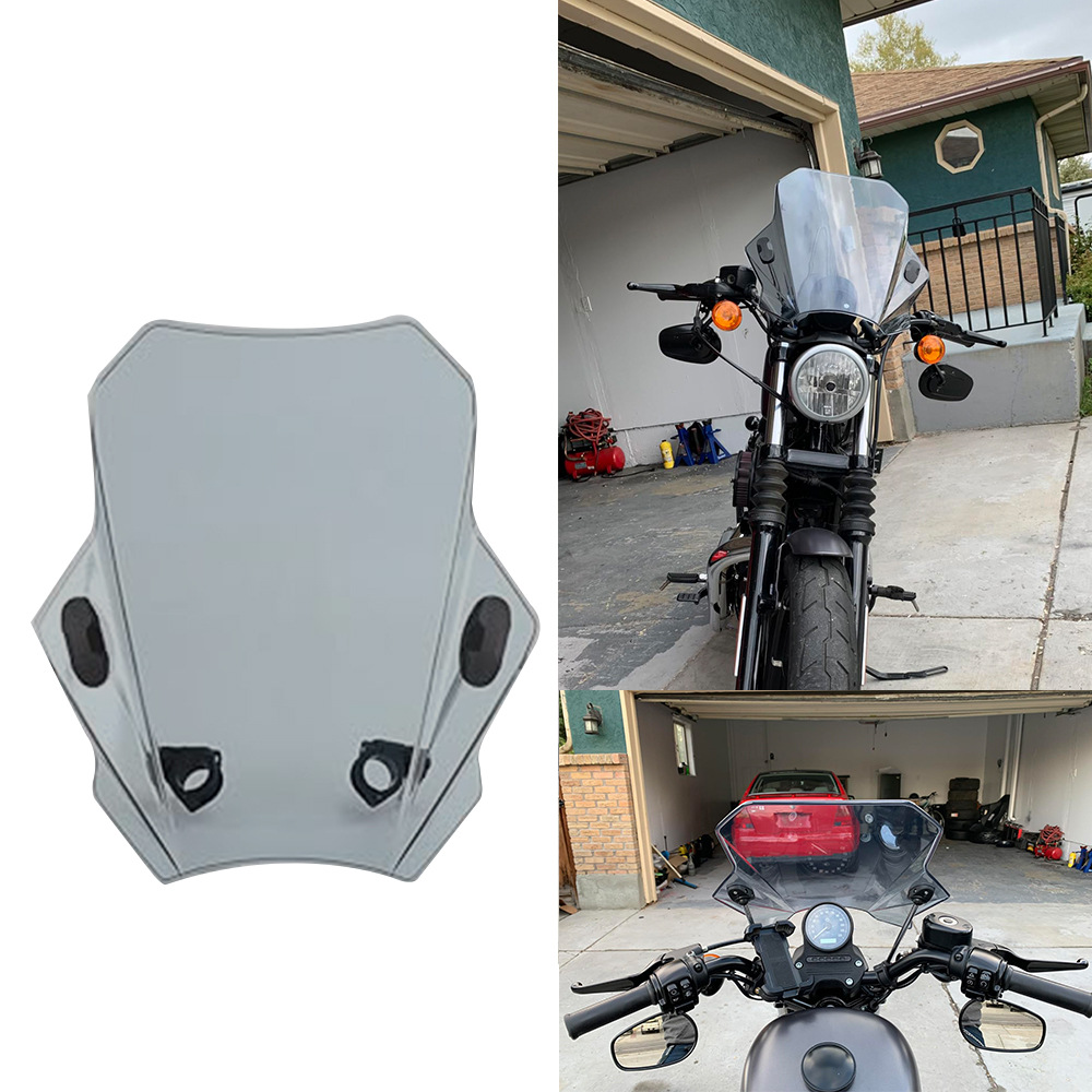 Kawasaki, yamaha, honda, универсальная металлическая ветрозащитная стеклянная трубка, алюминиевый сплав