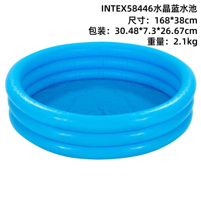 INTEX Thickened Swimming Pool Fishing Pool Balloon Filling Pool Baby Play Pool Swimming Pool Home Use Slide Pool