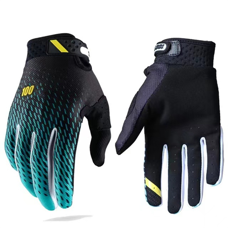 100% spot motorcycle off-road racing gloves for men and women, 100% breathable and reinforced for cycling