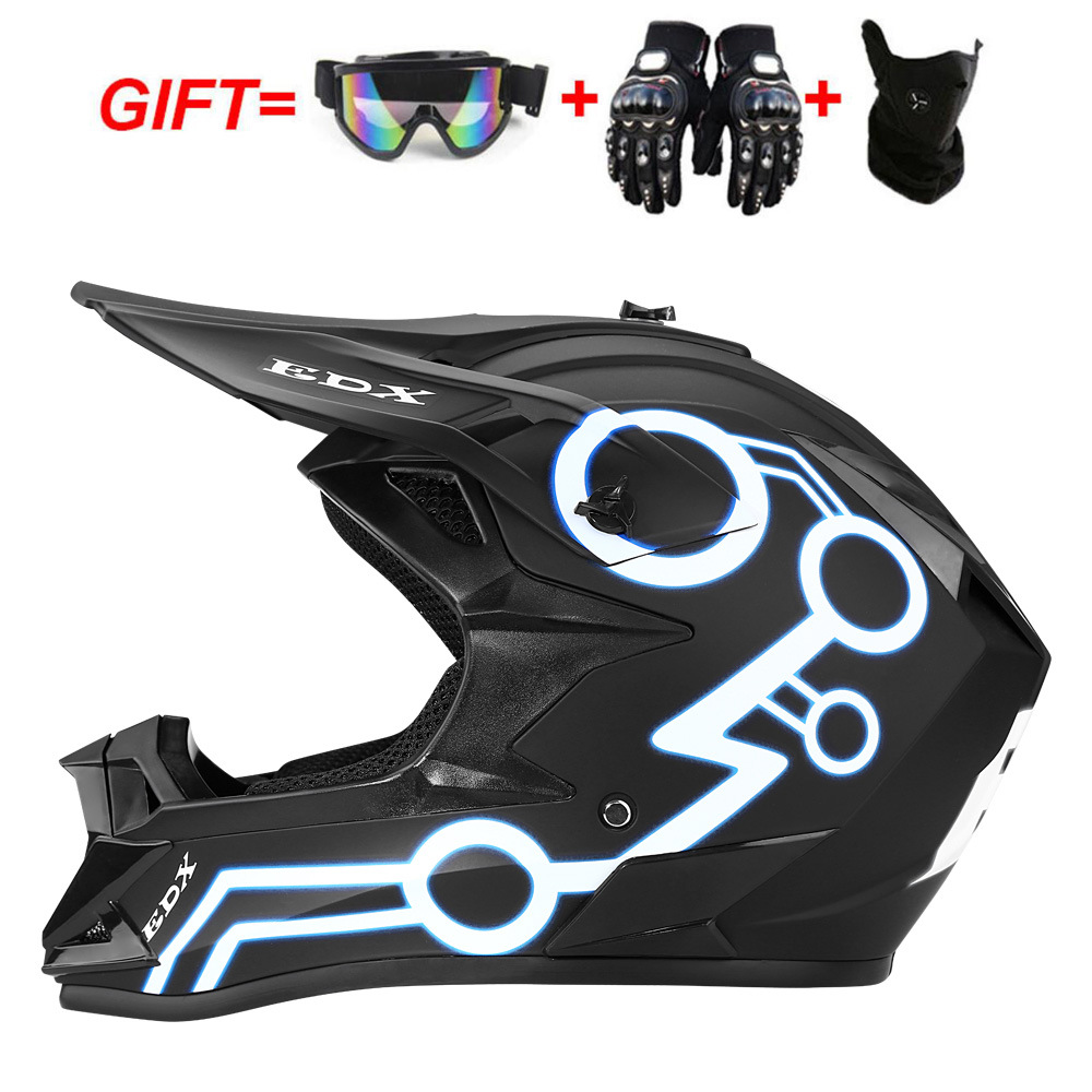 Off road bicycle riding helmet men's and women's rally helmet large ATV racing breathable off-road helmet DOT