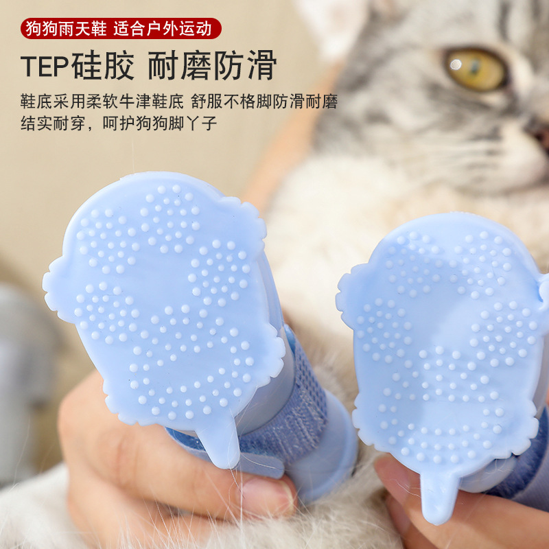 Dog Rain Rain Sheng Boat Berki Bear Teddy Jelly Rain Boot