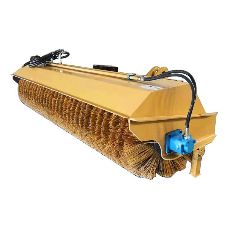 Hengwo Forklift Snow Sweeper New and Old Forklifts Equipped with Snow Brush Road Sweeper Snow Cleaning Machine Rolling Snow Brush
