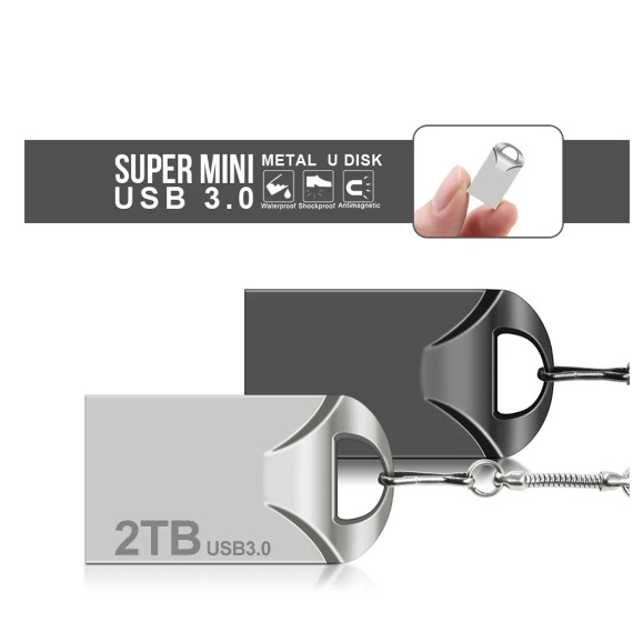 Metal C-type Pendrive 2TB USB 3.0 flash drive 1TB 512GB business gift