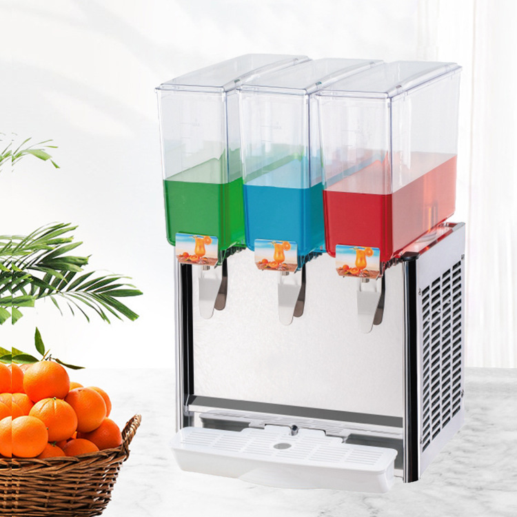 Beverage machine, commercial Bocconi stall, juice machine, hot and cold double cylinder, three cylinder cold drink hot drink machine, stall milk tea machine