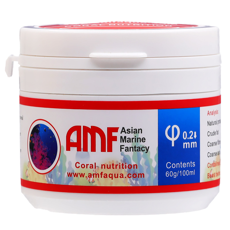 AMF Coral View View Fish Coral Feed LPS Программное программное обеспечение твердой кости SPS -порошок SPS Микро частицы легко поглощают