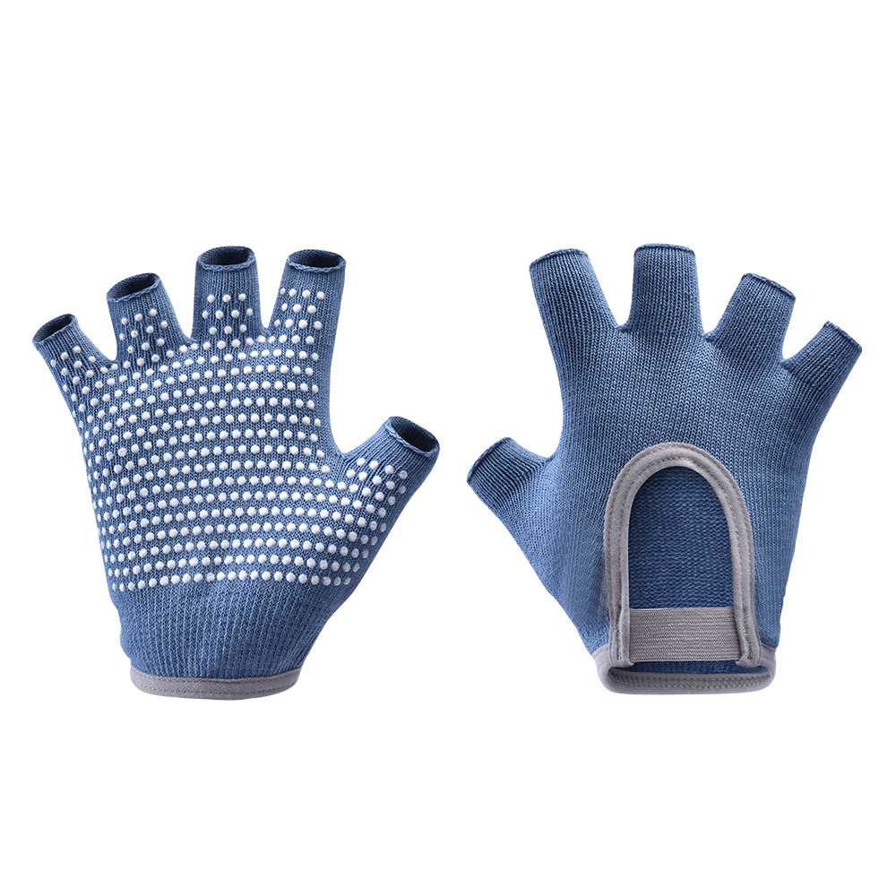 [Yoga Gloves B1] Half Finger Female Fitness Barbell Lifting Pot Equipment Cycling Road Bike Jumping Rope Badminton Cocoon Prevention