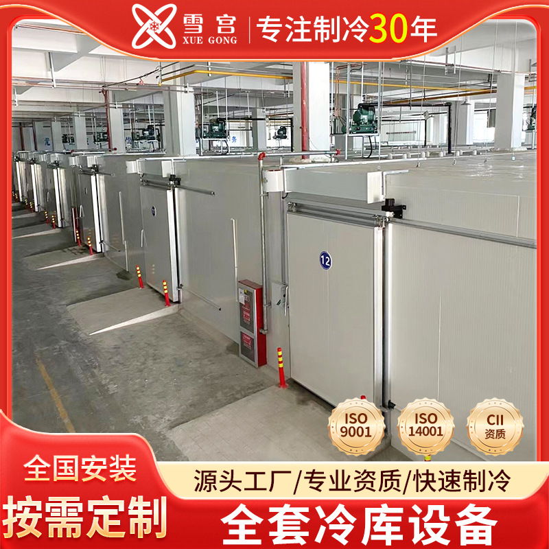 全套冷库设备水果蔬菜肉类保鲜大中小型速冻冷藏冷库厂家供应
