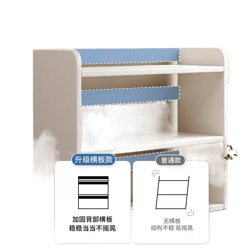 Desktop storage rack, home desk, narrow bookshelf, countertop storage cabinet, multi-layer cabinet, office desk storage rack