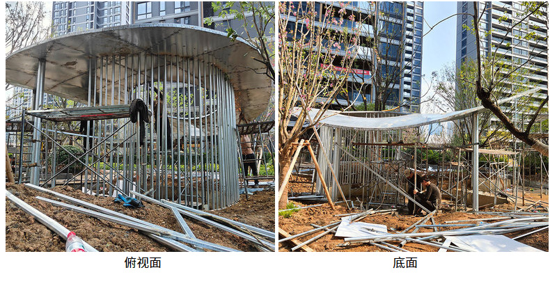 钢结构景观廊架