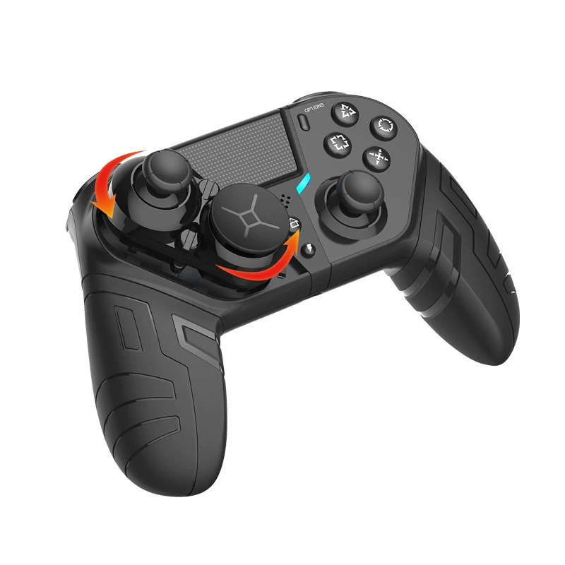 Private PS4 game controller with motion sensing and vibration, one click continuous macro programming, wireless Bluetooth phone/PC/PS4 controller