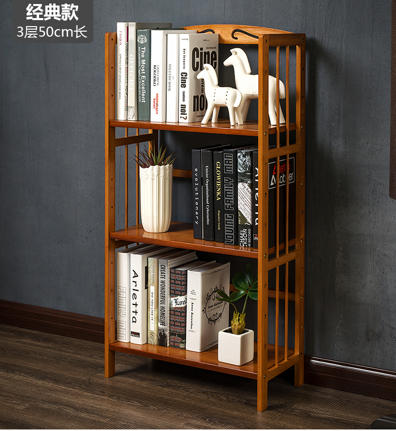 Bookshelf, floor to ceiling bookshelf, storage rack, desktop storage, children's simple office, bedroom, living room, simple solid wood home use