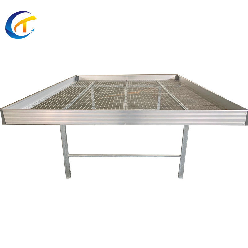 Manufacturer greenhouse seedling bed flower greenhouse planting soilless cultivation fixed hot-dip galvanized seedling bed accessories
