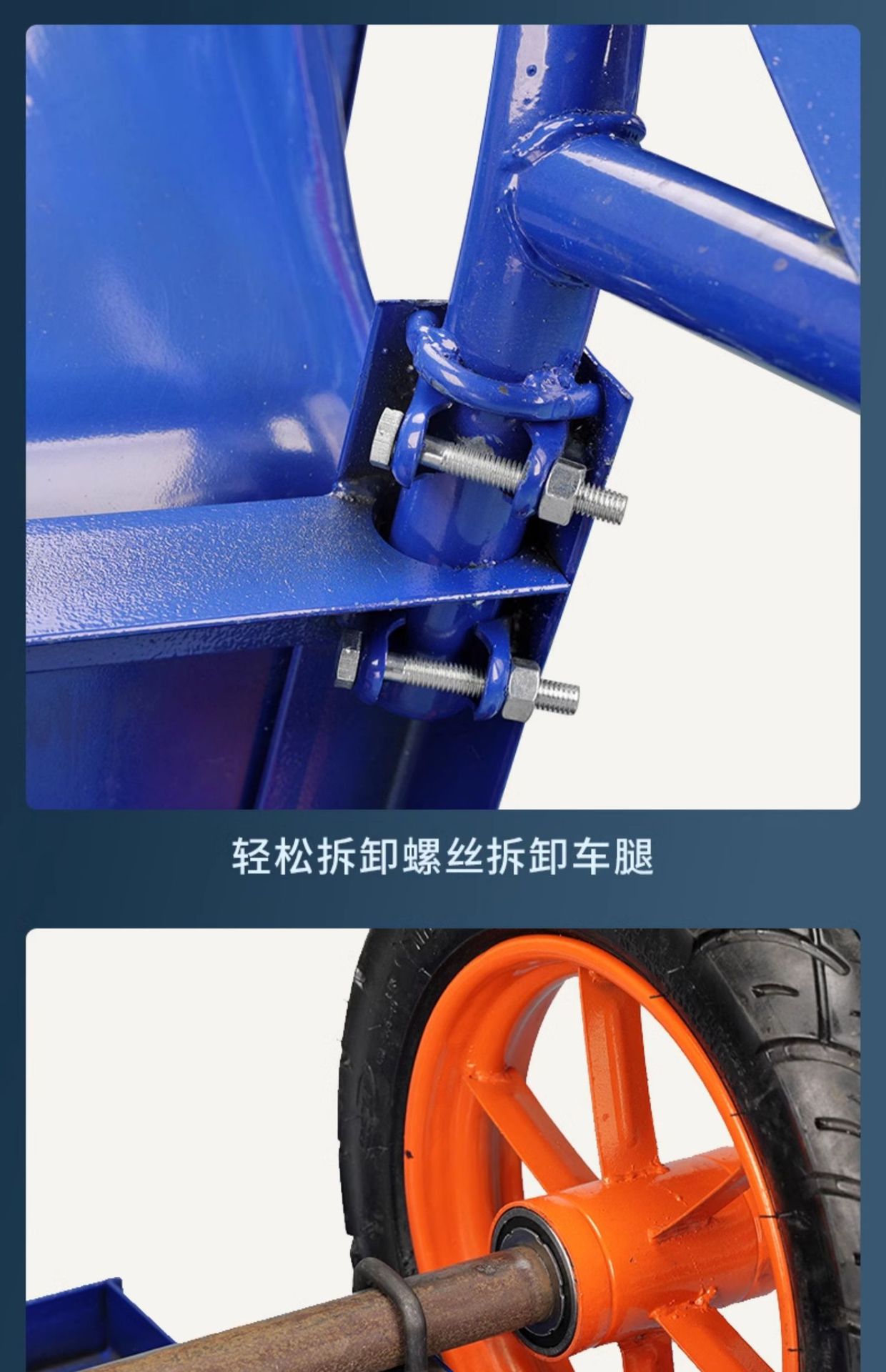 Double wheeled dump truck, household construction site, breeding farm, garden, soil and fertilizer handling truck, thickened double wheeled dump truck