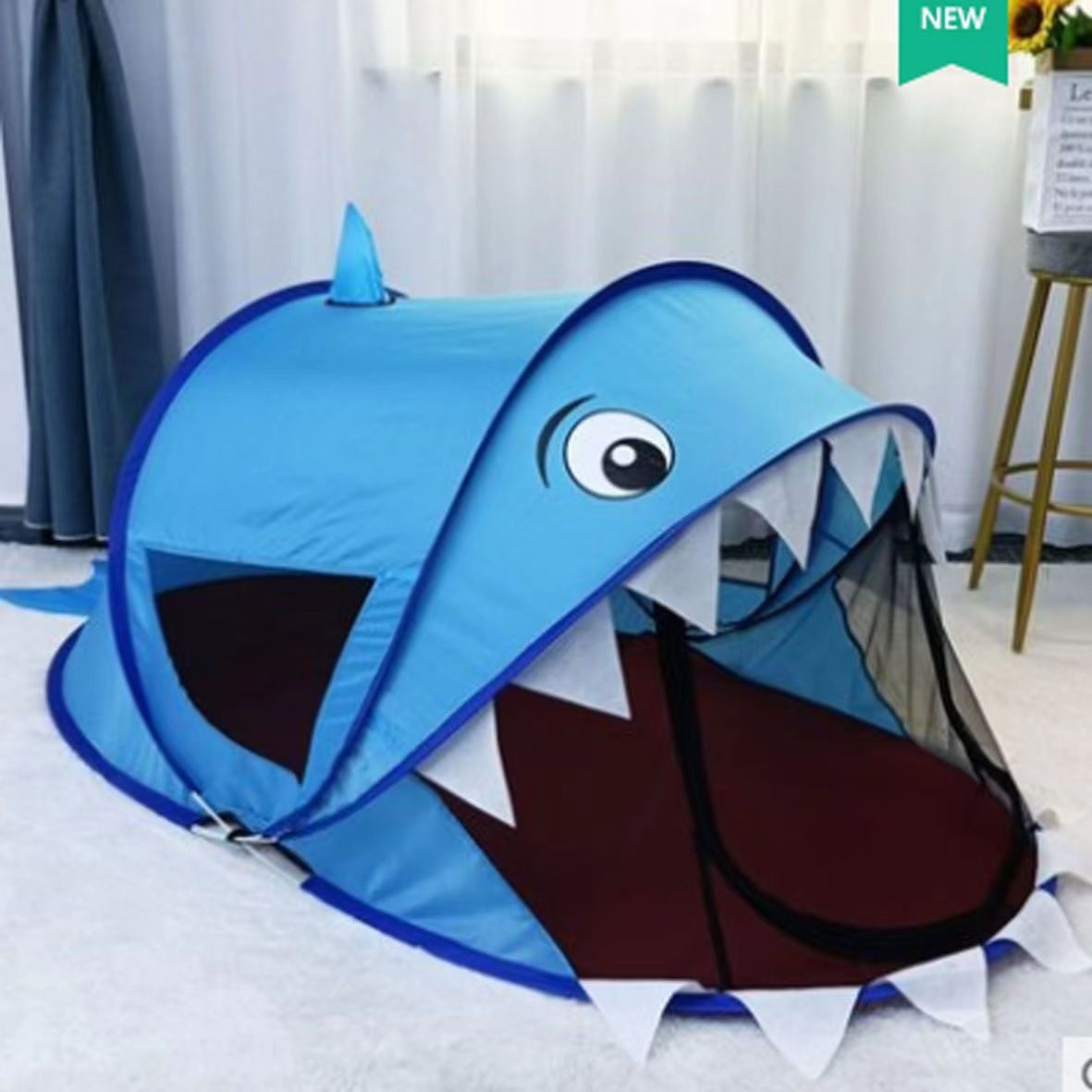 Amazon spot wholesale children's tent foldable baby sleeping mosquito net small tent game house ball pool gift