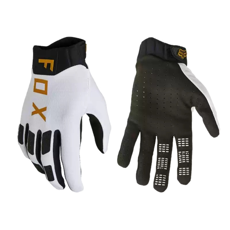 Full finger motorcycle riding, touchscreen gloves, outdoor wear-resistant, reflective, breathable, night riding, anti-skid protection