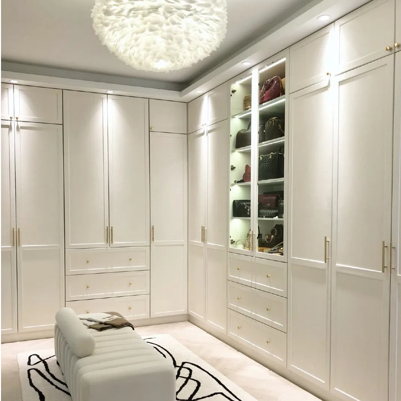 Whole house customization, high-end customization, full range standard equipment, brand hardware, one-stop service, customized wardrobe and cabinet