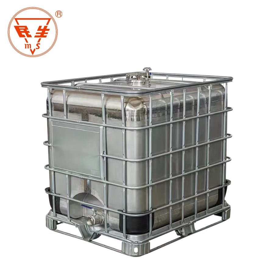 1000L 1180L 1500L IBC Square Barrel Food Chemical Heress Supperination