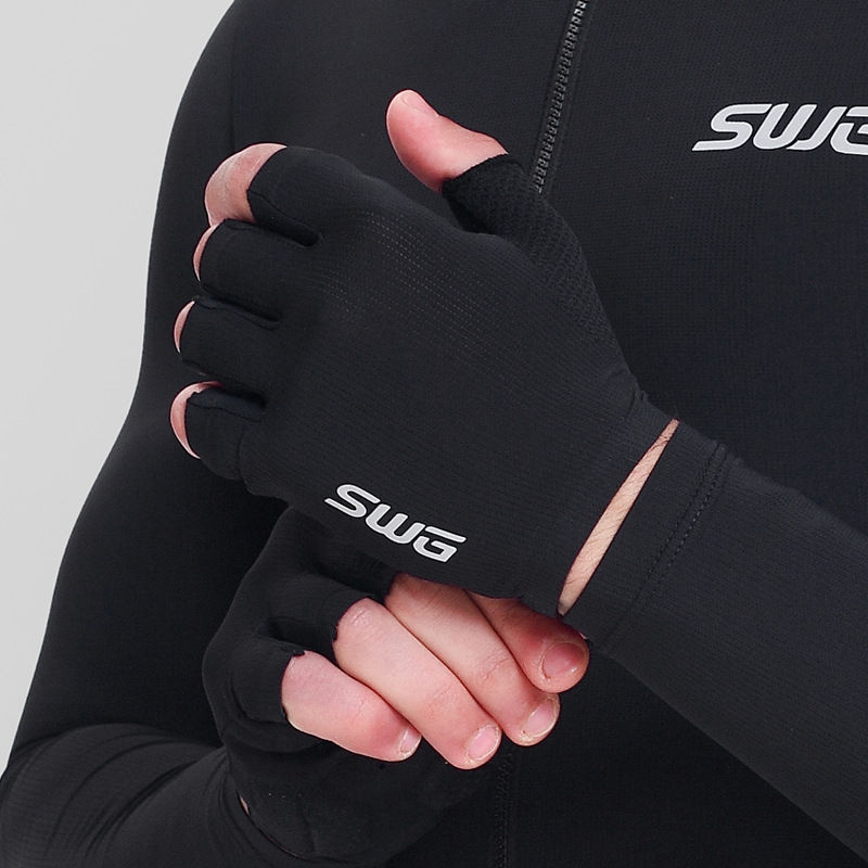 SWG Mingsheng Spring and Summer Highway Mountain Bike Riding Shock Absorbent Breathable Gloves Starry Sky Half Finger Gloves