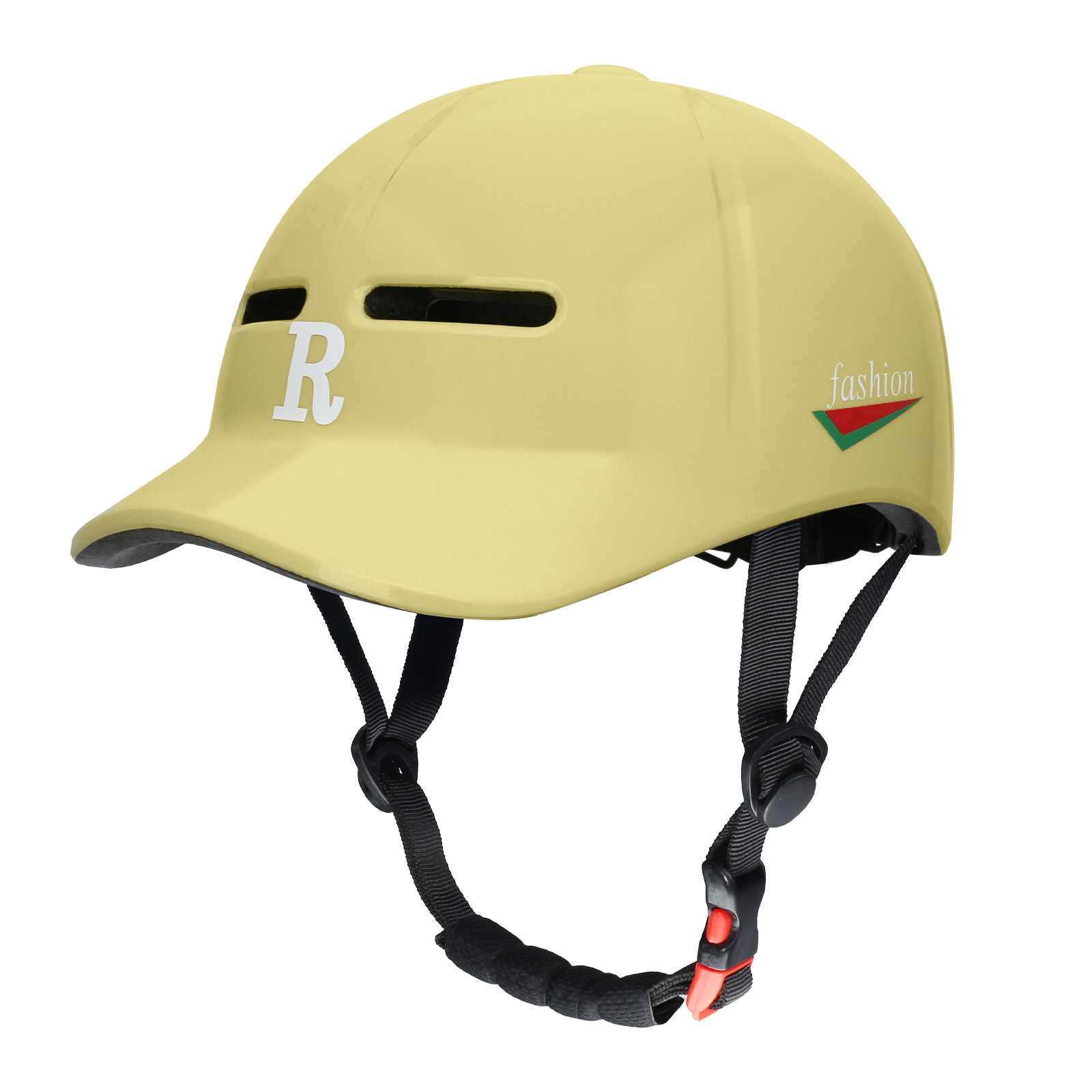 One piece molded duckbill cap, bicycle riding, commuting, all season electric bike, helmet, skateboard, roller skating, baseball