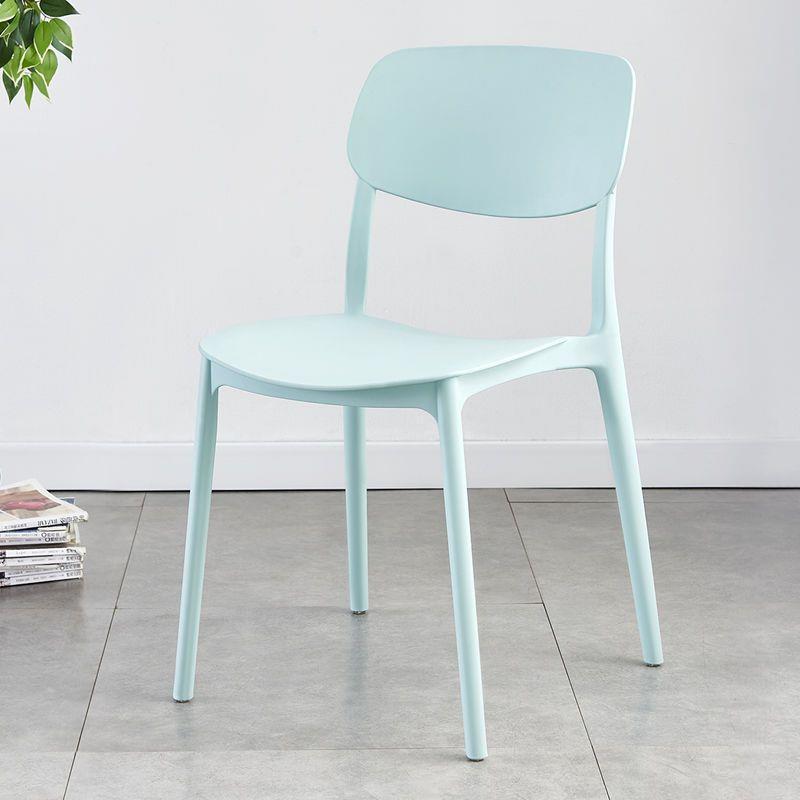 Light luxury backrest dining chair feels comfortable for home use, thick and comfortable for prolonged sitting, plastic stool, Nordic internet celebrity business dining table and chair