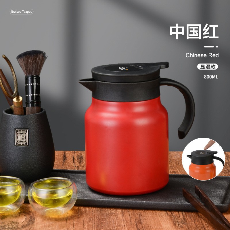 316不锈钢焖茶壶保温壶茶水分离 保温焖茶壶礼盒套装泡茶专用