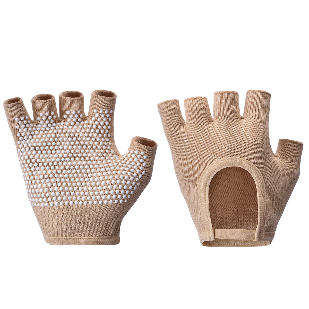 [Yoga Gloves B1] Half Finger Female Fitness Barbell Lifting Pot Equipment Cycling Road Bike Jumping Rope Badminton Cocoon Prevention
